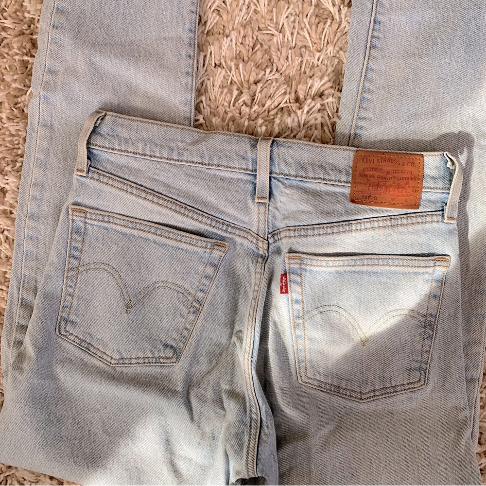 Levi’s 501 Short Light Wash Jeans